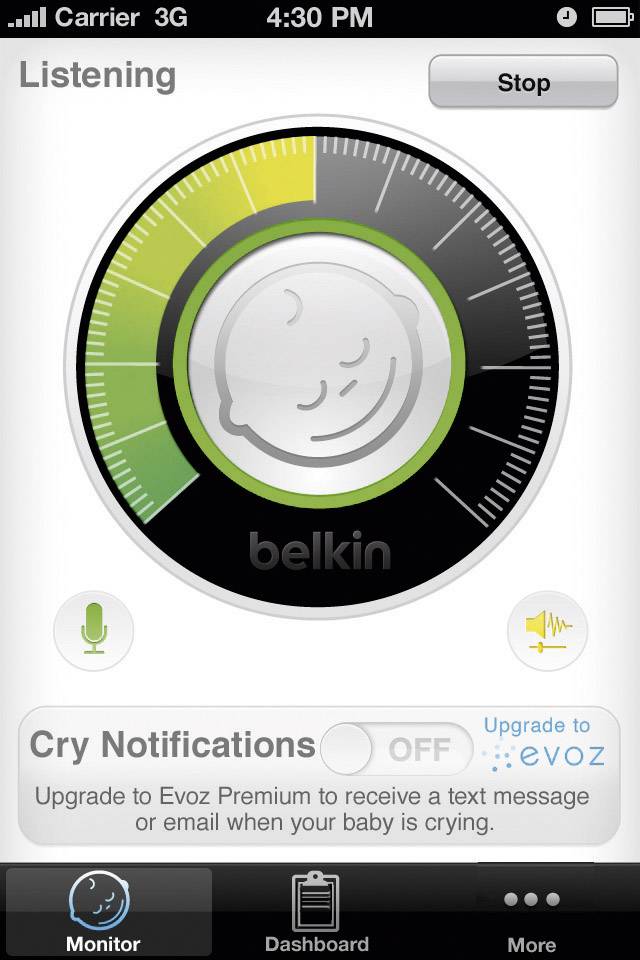 Belkin WeMo Baby F8J007ea Babyphone