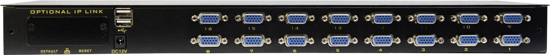 Digitus DS-72003GE 16 Port KVM-Konsole VGA USB 1920 x 1080 Pixel