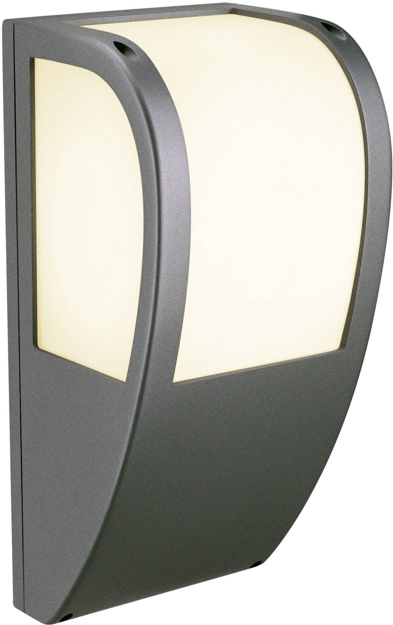 SLV Keras 227176 Außenwandleuchte Energiesparlampe, LED E27 24W Anthrazit