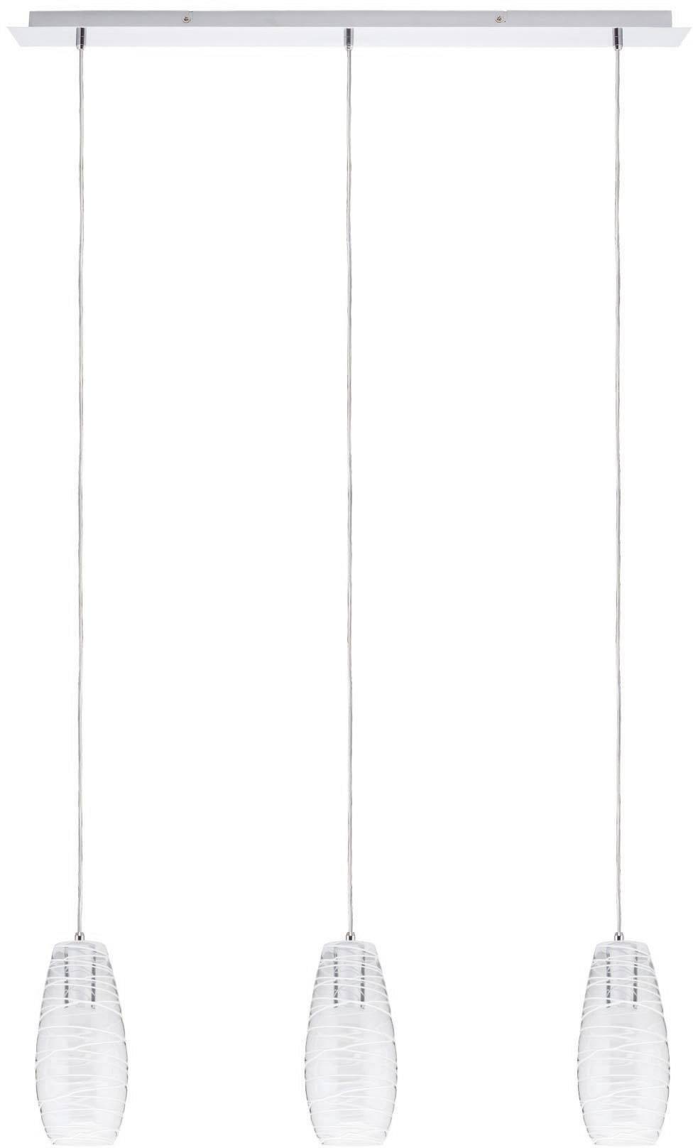 Paulmann Biodola 99864 Lampenschirm handgefertigt Glas, Weiß (transparent)