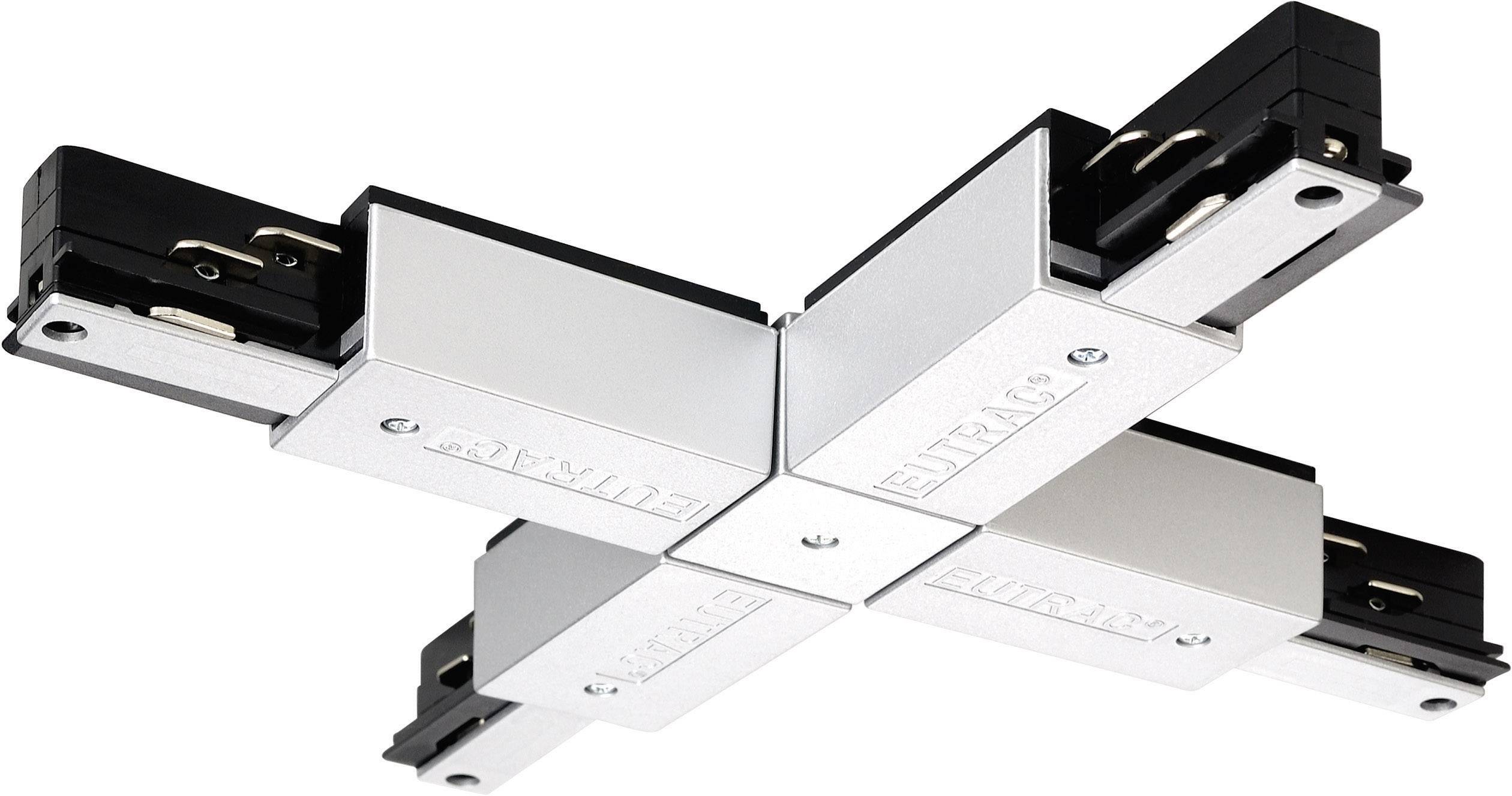 Eutrac 145694 Hochvolt-Schienensystem-Komponente X-Verbinder Silber-Grau