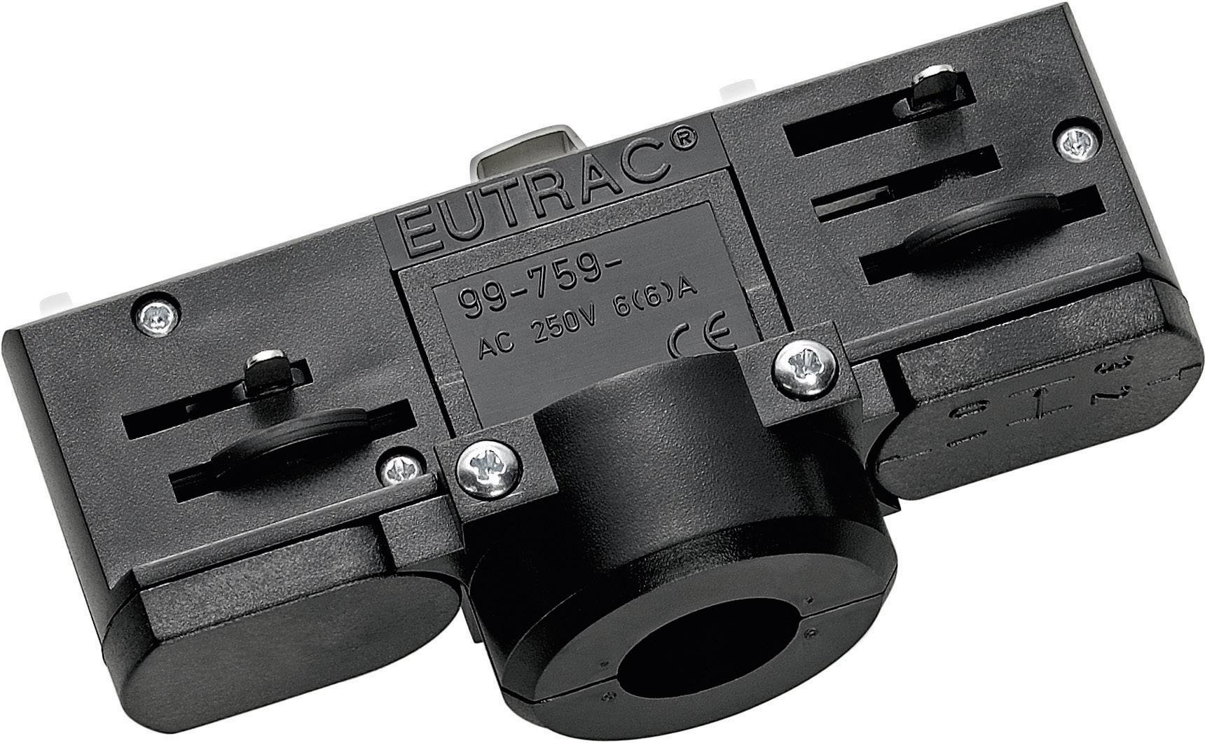 Eutrac 145990 Hochvolt-Schienensystem-Komponente Schienenadapter Schwarz