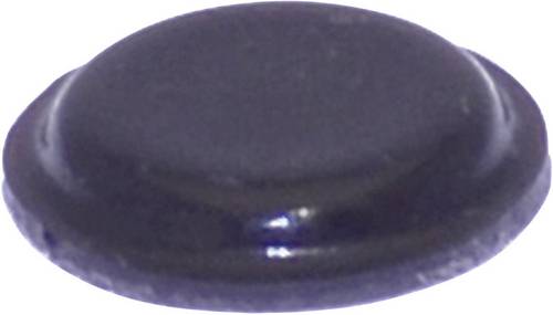 TOOLCRAFT PD2120SW Gerätefuß selbstklebend, rund Schwarz (Ø x H) 10.1 mm x 1.8 mm