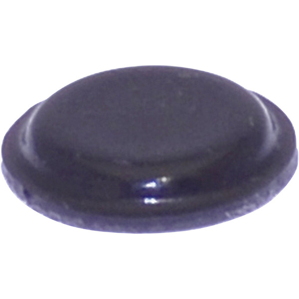 TOOLCRAFT PD2120SW Gerätefuß selbstklebend, rund Schwarz (Ø x H) 10.1mm x 1.8mm