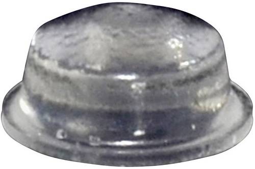 TOOLCRAFT PD2115C Gerätefuß selbstklebend, rund Transparent (Ø x H) 11.1 mm x 5 mm