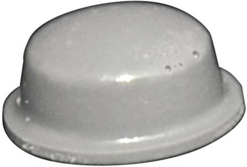 TOOLCRAFT PD2115G Gerätefuß selbstklebend, rund Grau (Ø x H) 11.1 mm x 5 mm