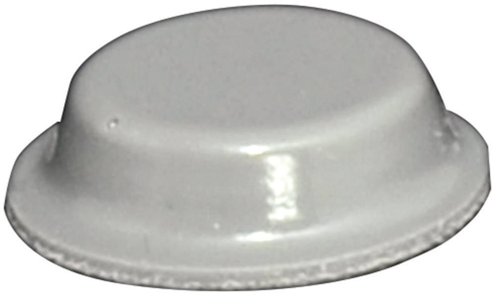 TOOLCRAFT PD2125G Gerätefuß selbstklebend, rund Grau (Ø x H) 12.7 mm x 3.5 mm