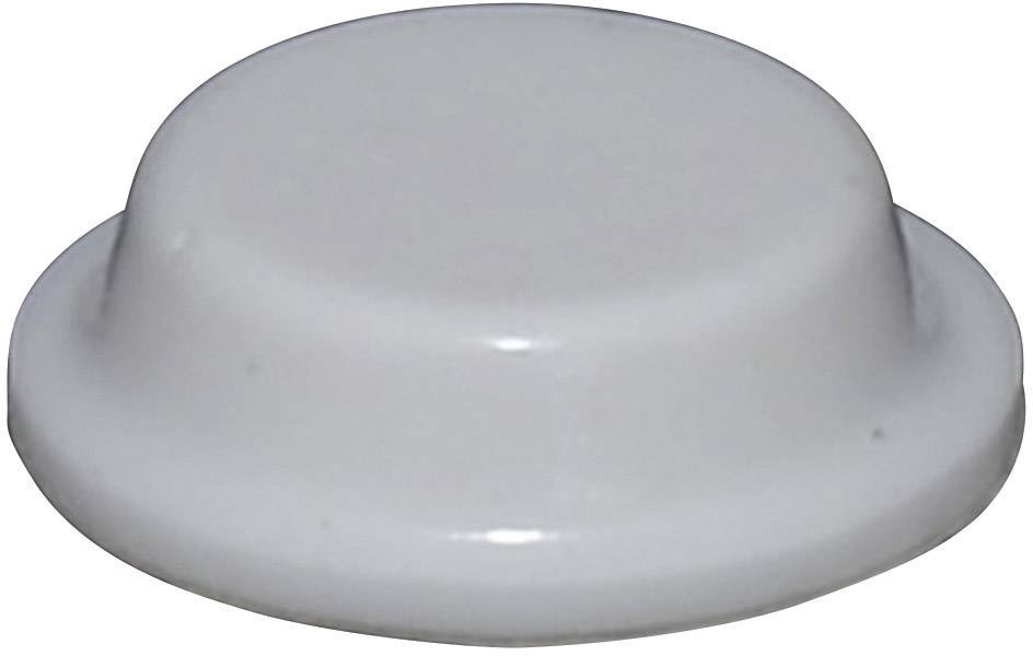 TOOLCRAFT PD2125W Gerätefuß selbstklebend, rund Weiß (Ø x H) 12.7 mm x 3.5 mm