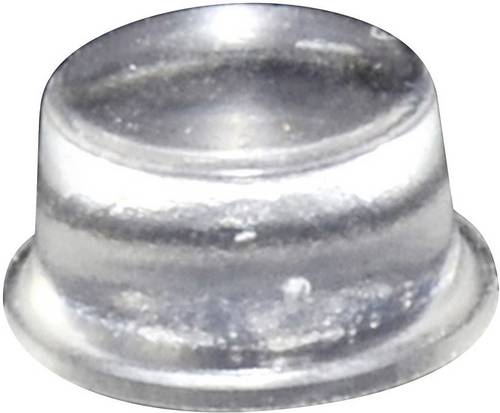 TOOLCRAFT PD2128C Gerätefuß selbstklebend, rund Transparent (Ø x H) 12.7 mm x 6.2 mm