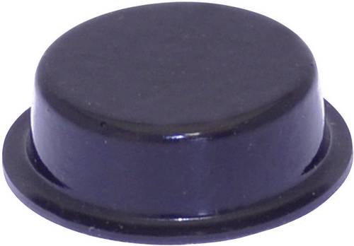 TOOLCRAFT PD2020SW Gerätefuß selbstklebend, rund Schwarz (Ø x H) 20 mm x 6.2 mm
