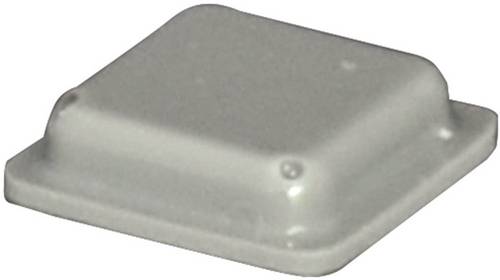 TOOLCRAFT PD2100G Gerätefuß selbstklebend, quadratisch Grau (L x B x H) 10 x 10 x 2.5 mm