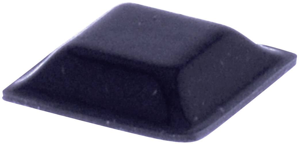 TOOLCRAFT PD2127SW Gerätefuß selbstklebend, quadratisch Schwarz (L x B x H) 12.7 x 12.7 x 3.1 mm 1