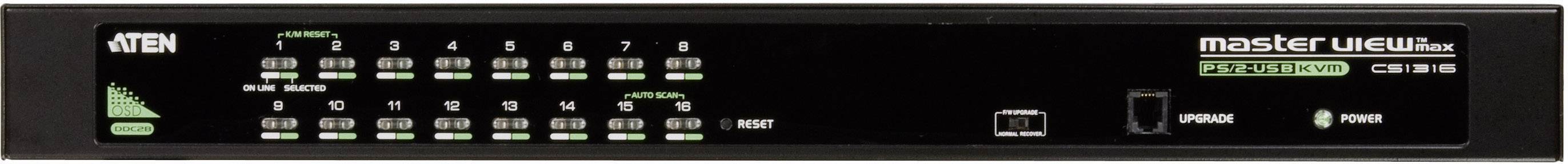 ATEN CS1316-AT-G 16 Port KVM-Umschalter VGA USB, PS/2 2048 x 1536 Pixel