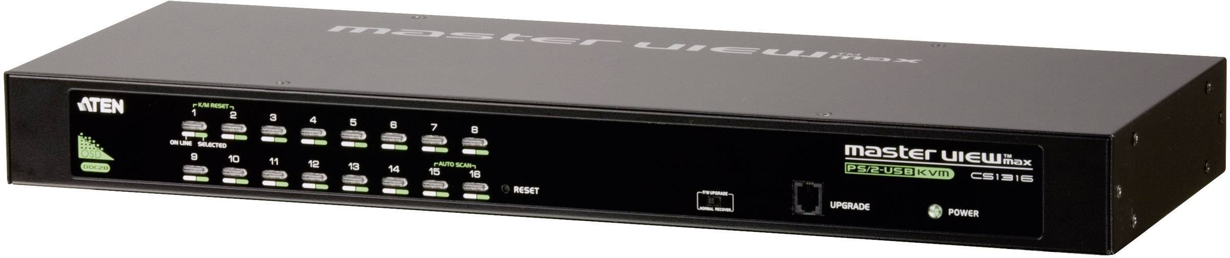 ATEN CS1316-AT-G 16 Port KVM-Umschalter VGA USB, PS/2 2048 x 1536 Pixel