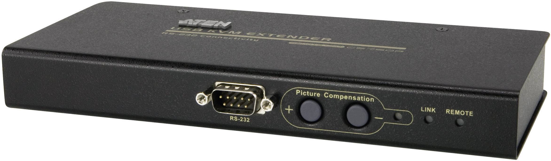 ATEN KVM Extender mit Audio über Cat.5e Verkabelung, für Touchscreen geeignet, USB, RS232, Desktop u