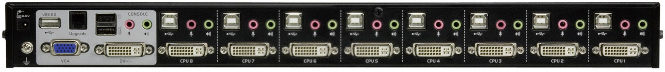 ATEN CS1768 8 Port KVM-Umschalter DVI USB 2048 x 1536 Pixel
