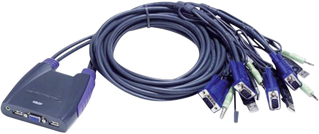 Mehrfach-KVM-Switch-Kabel mit VGA- und USB-Anschlüssen, ideal zum Anschluss mehrerer Computer an einen einzigen Monitor und Tastatur.