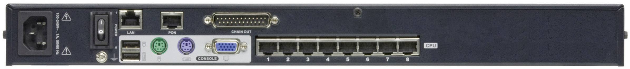 ATEN KH1508AI-AX-G KVM-Umschalter VGA USB, PS/2 1280 x 1024 Pixel, 1600 x 1200 Pixel