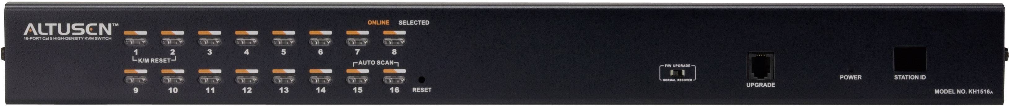 ATEN KH1516A-AX-G 16 Port KVM-Umschalter VGA USB, PS/2 1600 x 1200 Pixel