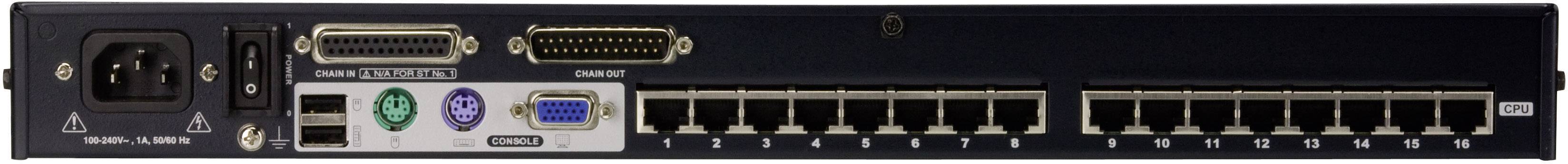 ATEN KH1516A-AX-G 16 Port KVM-Umschalter VGA USB, PS/2 1600 x 1200 Pixel