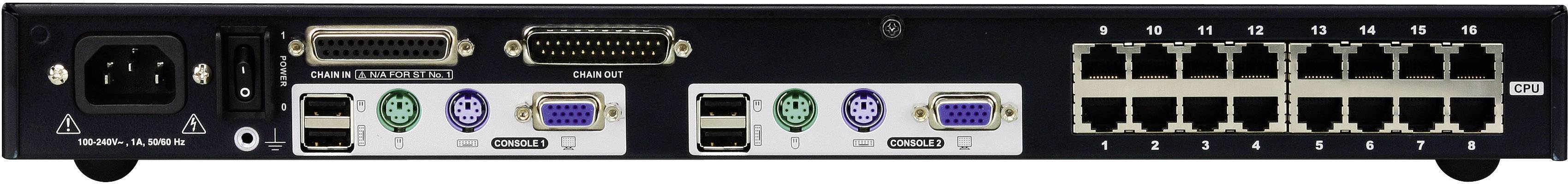 ATEN KH2516A-AX-G KVM-Umschalter VGA USB, PS/2 1600 x 1200 Pixel