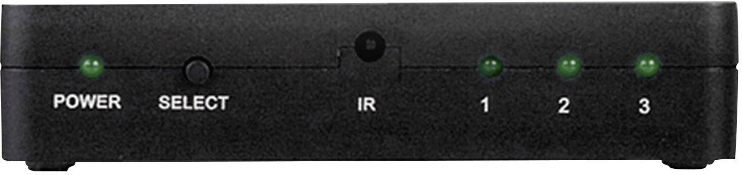 ATEN VS381-AT 3 Port HDMI-Switch mit Fernbedienung 1920 x 1080 Pixel