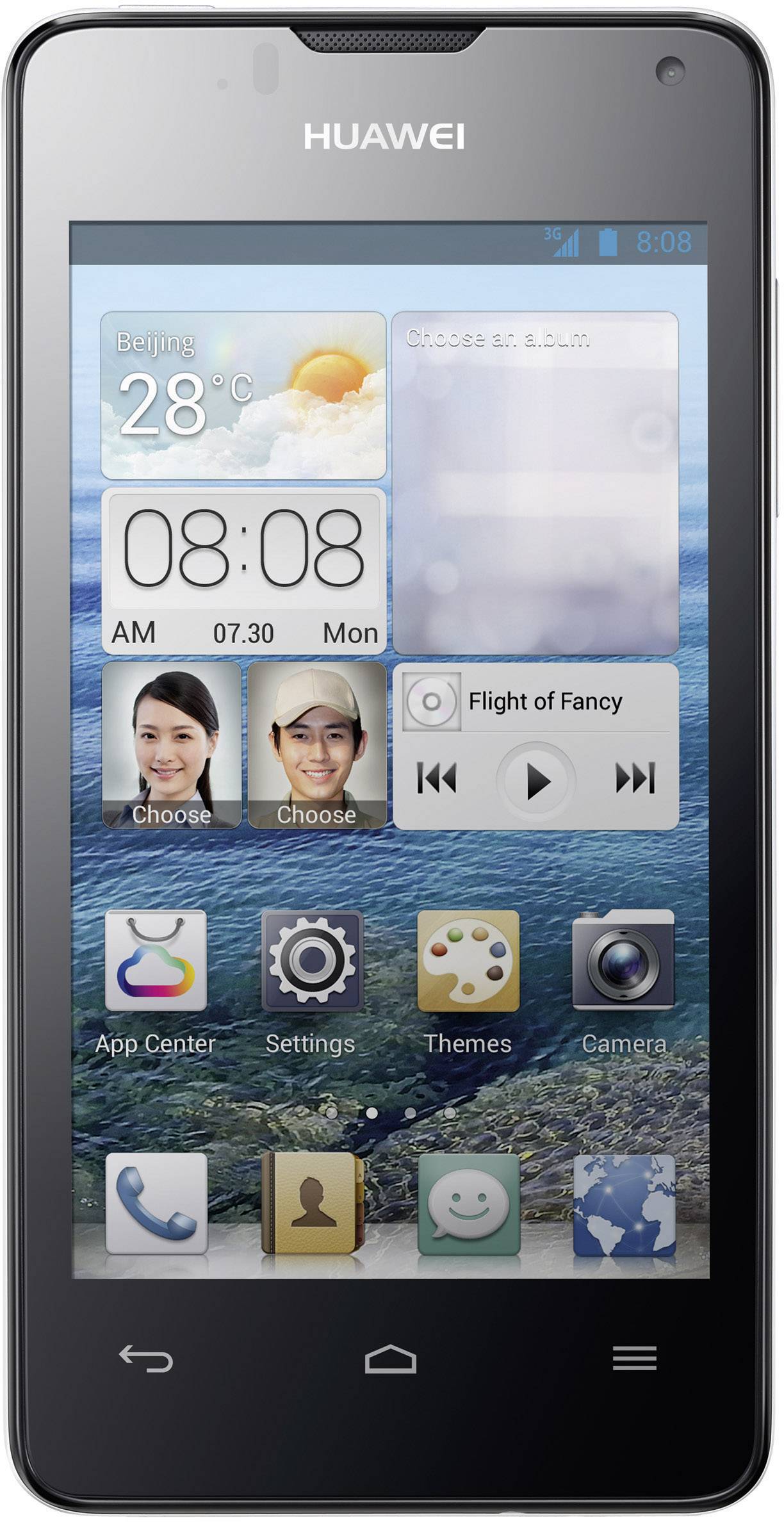HUAWEI Ascend Y300 Smartphone 4 GB 10.2 cm (4 Zoll) Weiß Android™ 4.1
