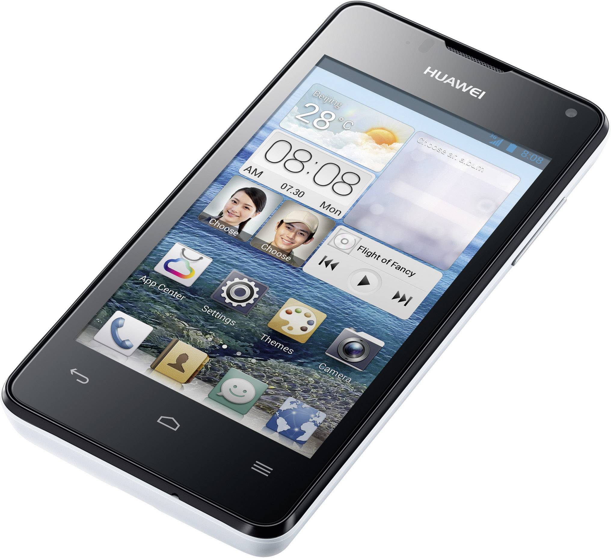 HUAWEI Ascend Y300 Smartphone 4 GB 10.2 cm (4 Zoll) Weiß Android™ 4.1