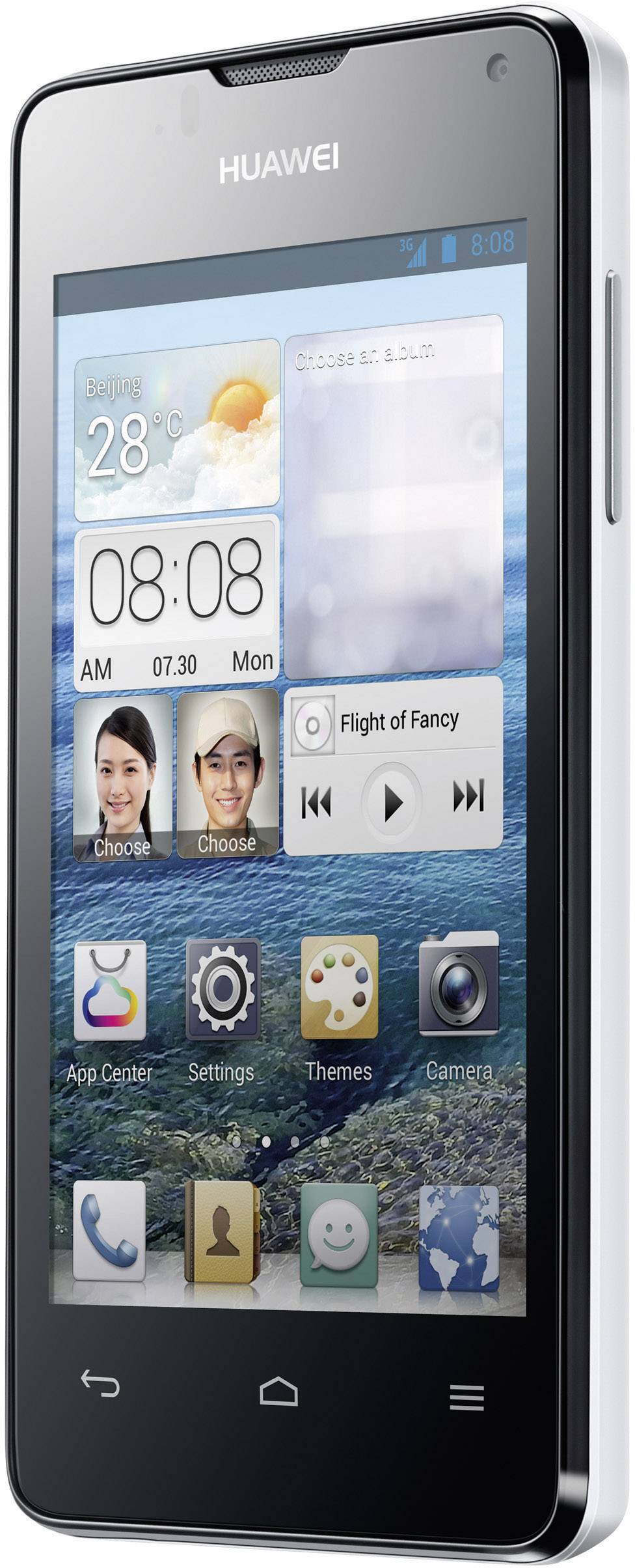 HUAWEI Ascend Y300 Smartphone 4 GB 10.2 cm (4 Zoll) Weiß Android™ 4.1