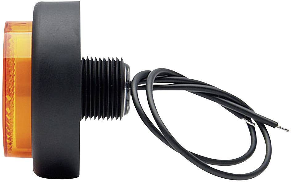 WAS Umriss-Markierungsleuchte Markierungsleuchte, Reflektor, Rückleuchte hinten 12 V, 24V Orange