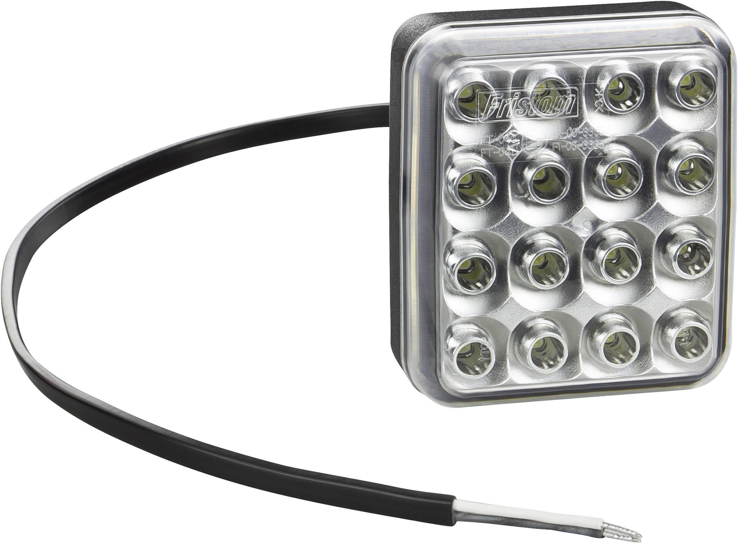 Fristom Nebelschlussleuchte Nebelschlussleuchte hinten 12 V, 24 V, 36V Rot Klarglas