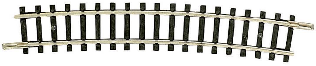 Fleischmann 22226 N Gleis (ohne Bettung) Gebogenes Gleis 15° 362.6mm 12St.