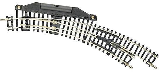 Fleischmann 22275 N Gleis (ohne Bettung) Bogenweiche, elektrisch, rechts 42 ° 194.6 mm, 228.2 mm 1