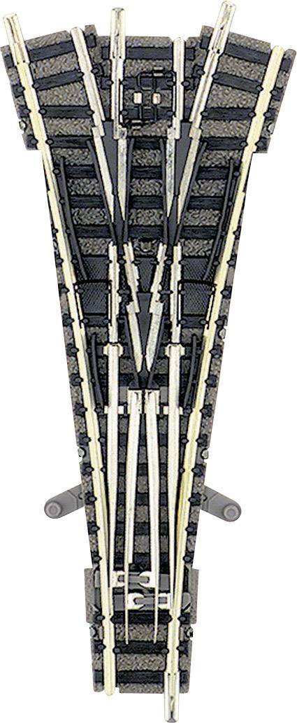 Fleischmann 9157 N piccolo (mit Bettung) Dreiwegweiche 111 mm 15 ° 1 St.