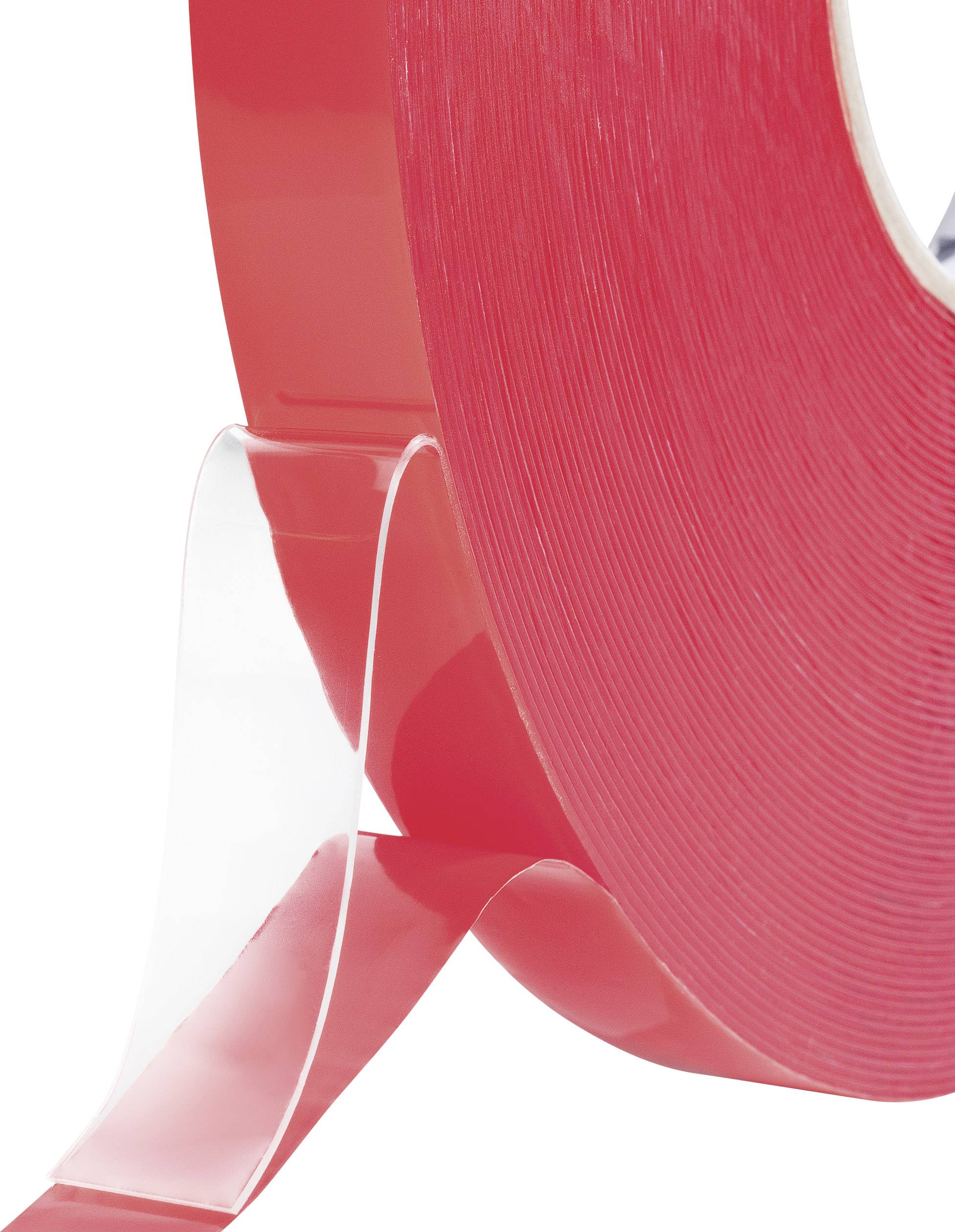 TOOLCRAFT 5310B2033C 5310B2033C Doppelseitiges Klebeband Transparent (L x B) 33m x 20mm 1St.