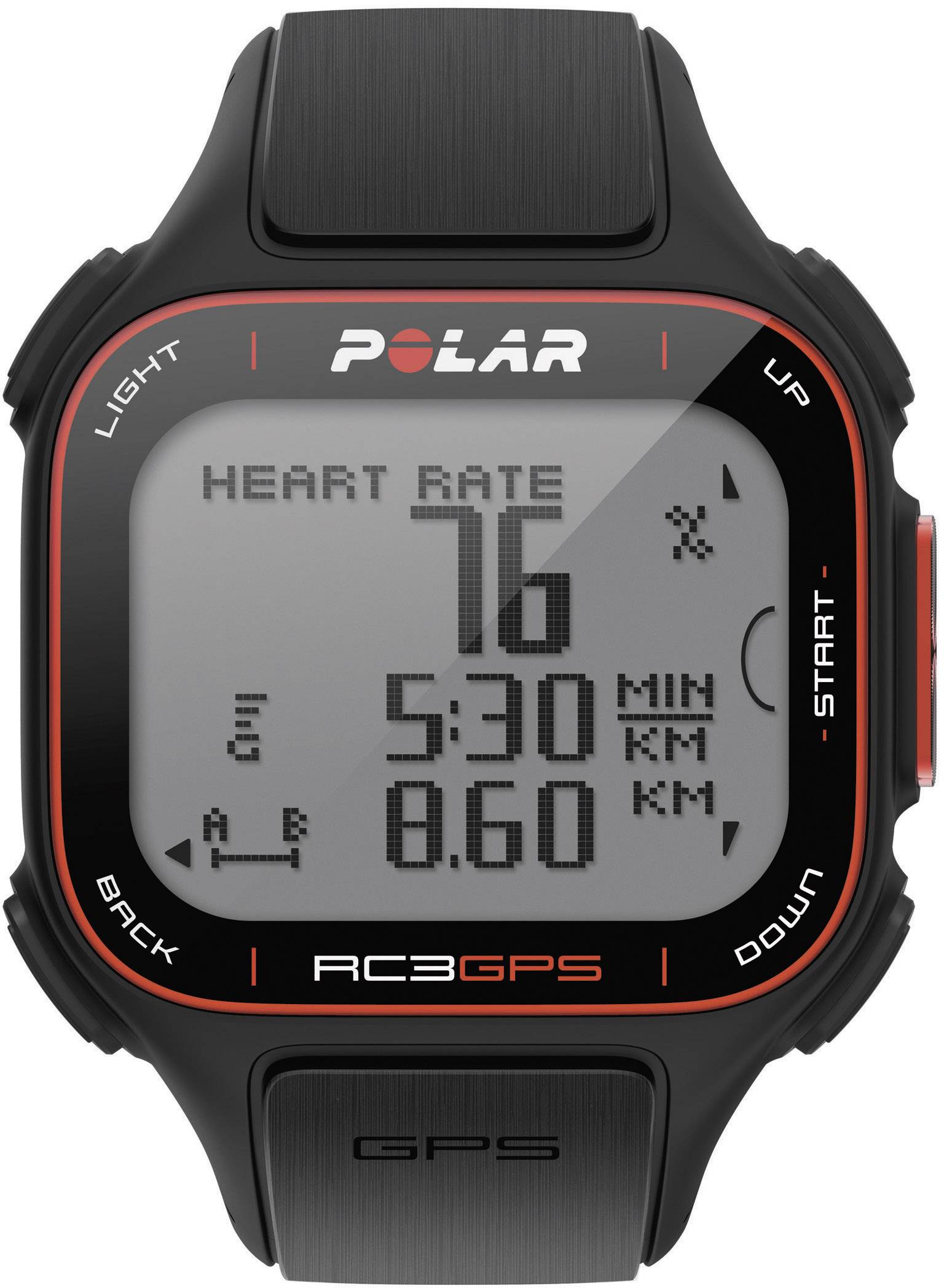 Polar GPS-Pulsuhr mit Brustgurt