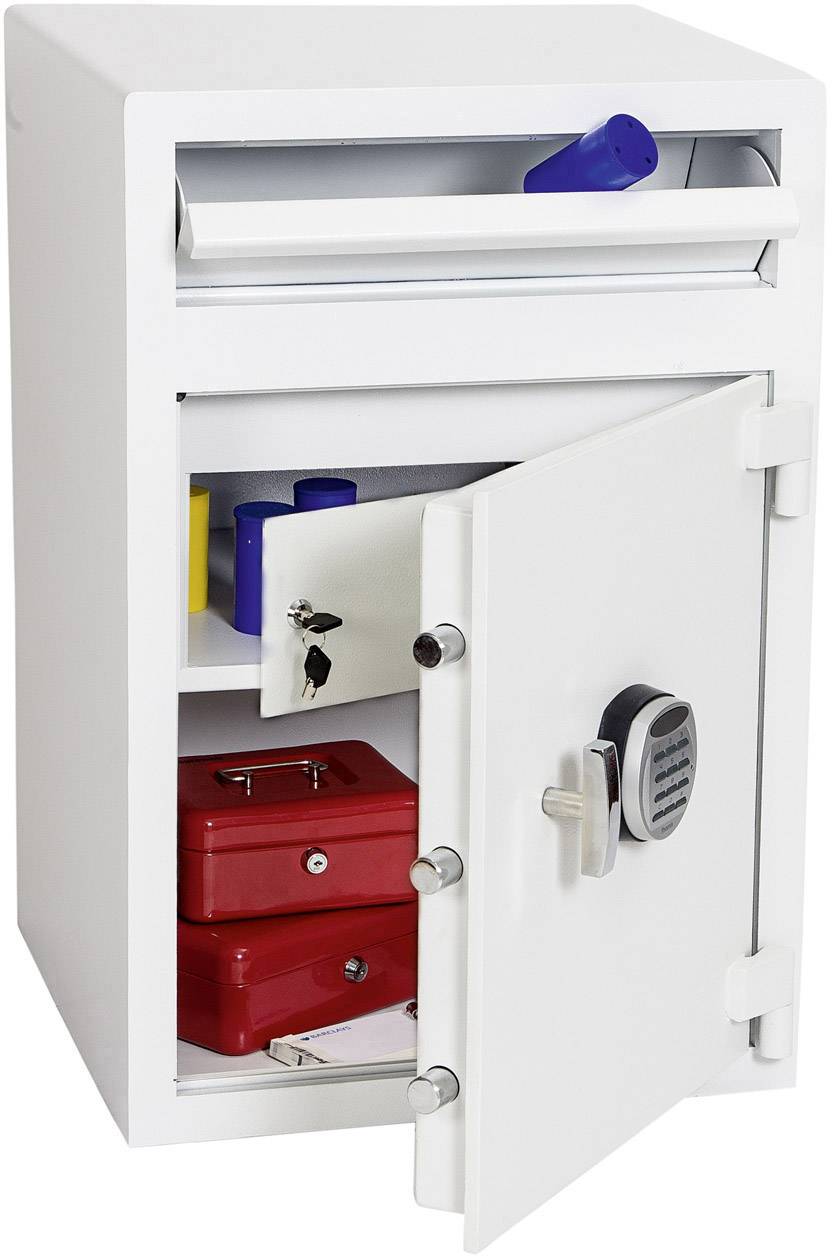 Phoenix SS0998ED-GY Cashier Deposit Einwurftresor mit Geldeinwurfklappe Zahlenschloss