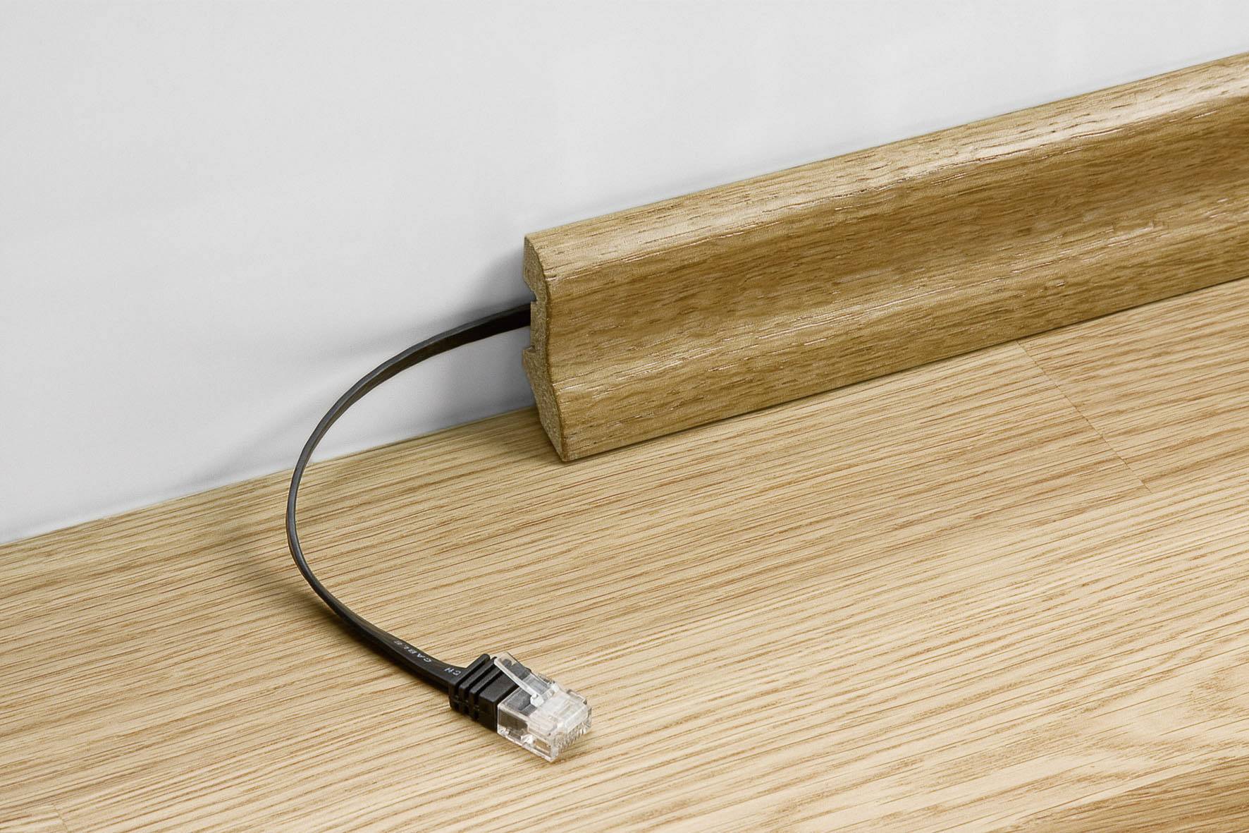 Goobay 95387 RJ45 Netzwerkkabel, Patchkabel CAT 6 U/UTP 5.00 m Schwarz hochflexibel, flach 1 St.