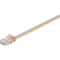 Goobay 95885 RJ45 Netzwerkkabel, Patchkabel CAT 6 U/UTP 20.00 m Hellbraun hochflexibel, flach 1 St. Goobay 95885 RJ45 Netzwerkkabel, Patchkabel CAT 6 U/UTP 20.00 m Hellbraun hochflexibel, flach 1 St.