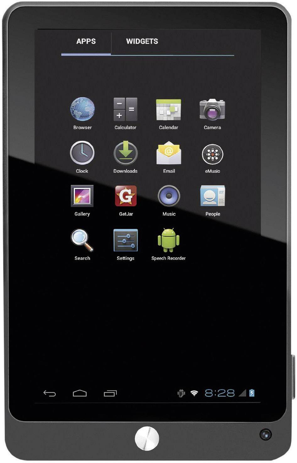 COBY 8 GB Schwarz 25.7 cm (10.1 Zoll) Android™ 4.0 1024 x 600 Pixel
