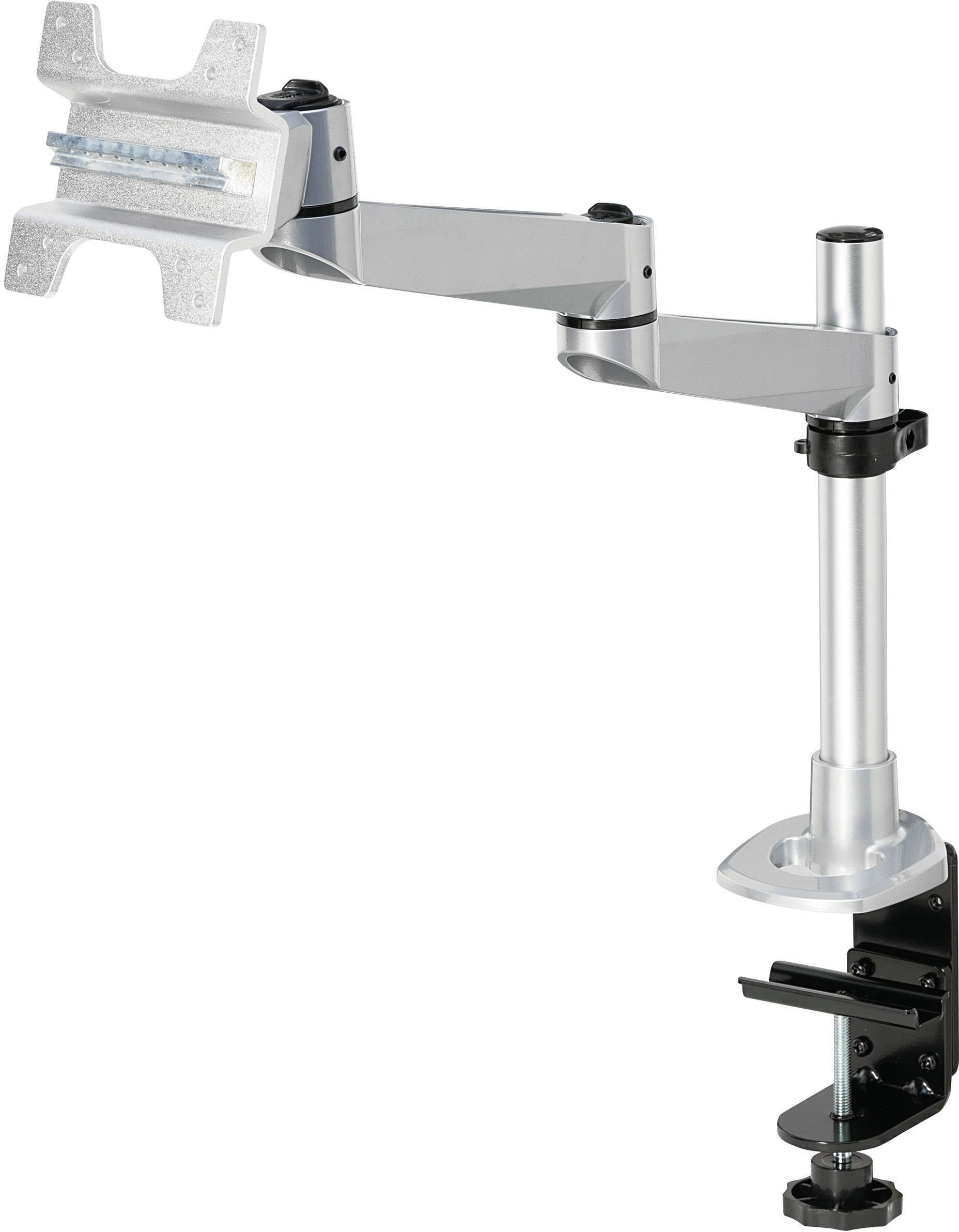 SpeaKa Professional SP-1624924 SuperSwivel for Apple 1fach Monitor-Tischhalterung 25,4cm (10") - 76,2cm (30") Silber-Schwar