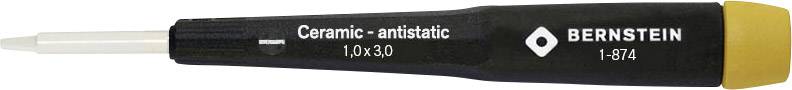 Bernstein Abgleichschraubendreher mit Keramik-Klinge, Kreuz 2,40 x 0,80 mm Tools for Electronics 1-