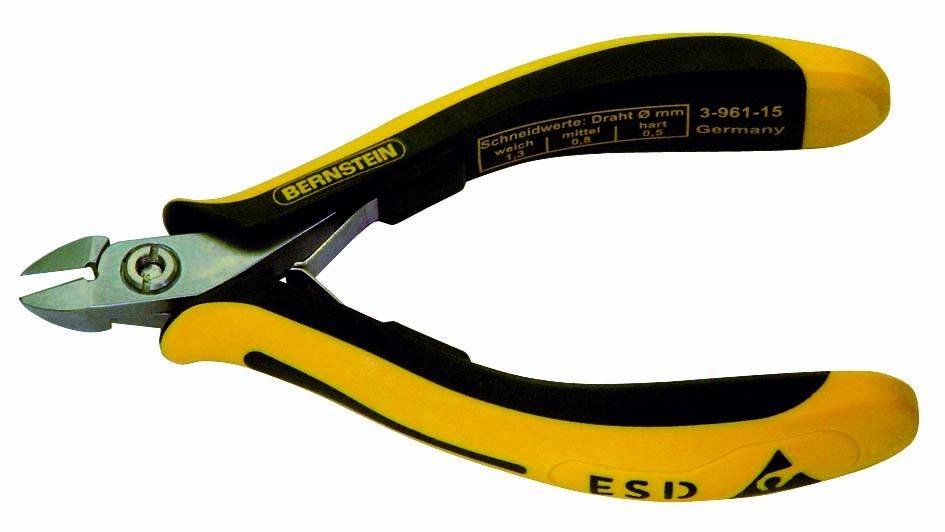 Bernstein Tools TECHNICline 3-961-15 ESD Seitenschneider mit Facette 120 mm