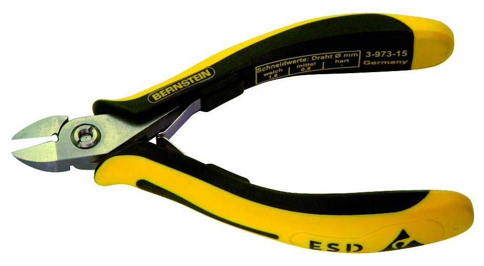 Bernstein Tools for Electronics TECHNICline 3-973-15 ESD Seitenschneider ohne Facette 125 mm