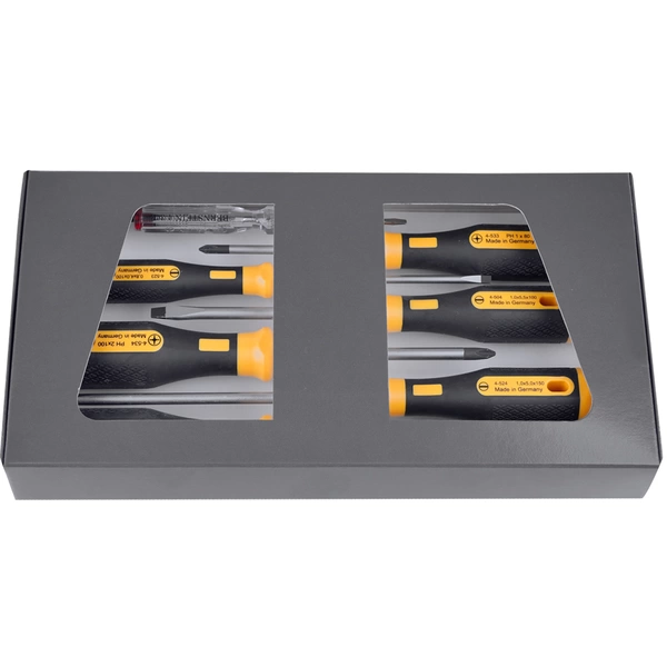 Bernstein Tools for Electronics EUROline-Power Werkstatt Schraubendreher-Set 6teilig Schlitz, Kreuzschlitz Pozidriv Bernstein Tools for Electronics EUROline-Power Werkstatt Schraubendreher-Set 6teilig Schlitz, Kreuzschlitz Pozidriv