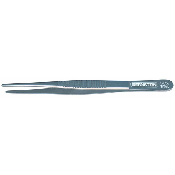 Bernstein Tools 5-036 Präzisionspinzette Stumpf, fein 145 mm