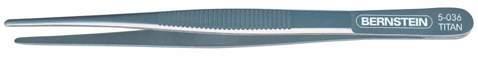 Bernstein Tools for Electronics 5-036 Präzisionspinzette Stumpf, fein 145mm