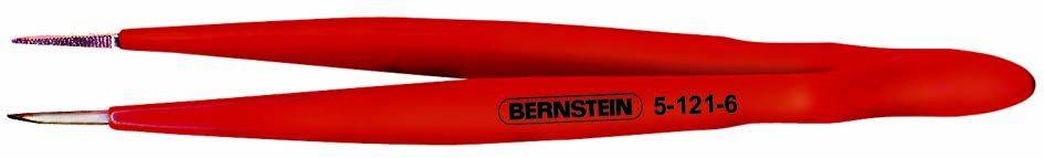Bernstein Tools for Electronics 5-121-6 Isolierte Pinzette Spitz, fein 120 mm