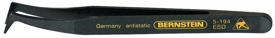 Bernstein Tools for Electronics 5-194 Präzisionspinzette NK6 Hackenspitze, stumpf 120 mm