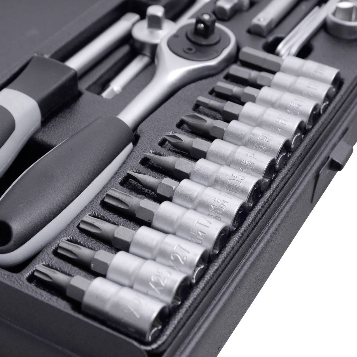 Bernstein Tools for Electronics Steckschlüsselsatz metrisch 1/4" (6.3 mm) 15teilig 6-320